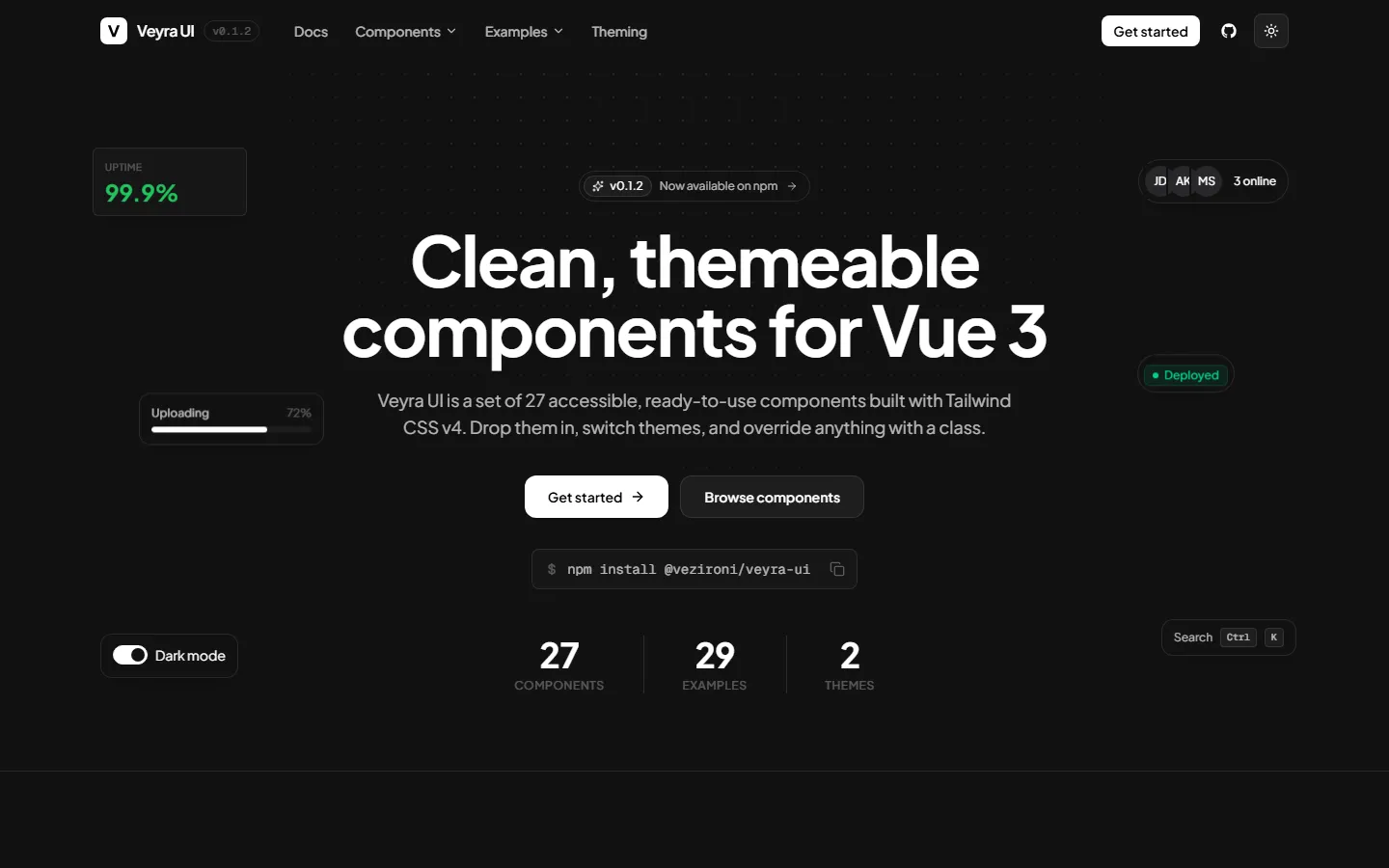 Veyra screenshot