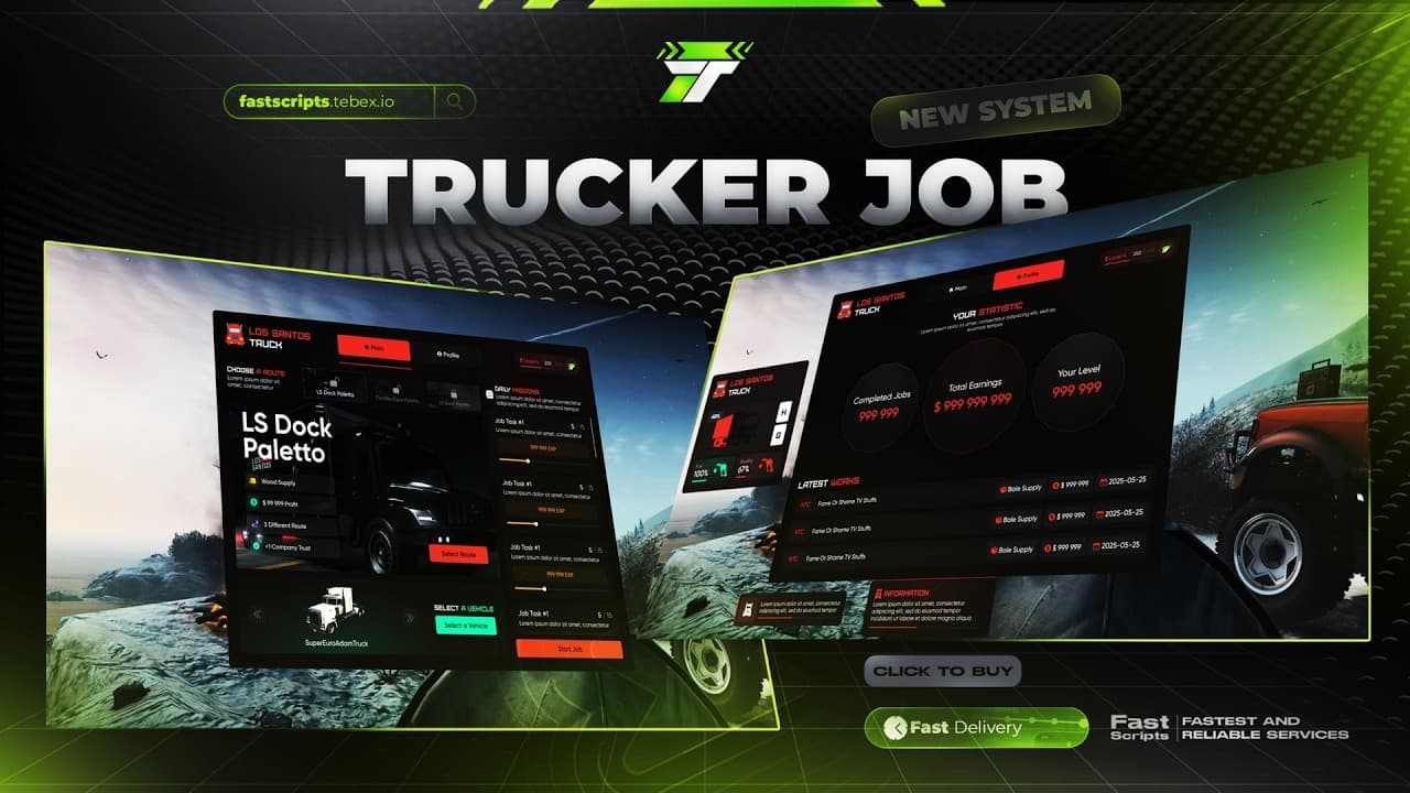 Trucker Job tanıtım videosu